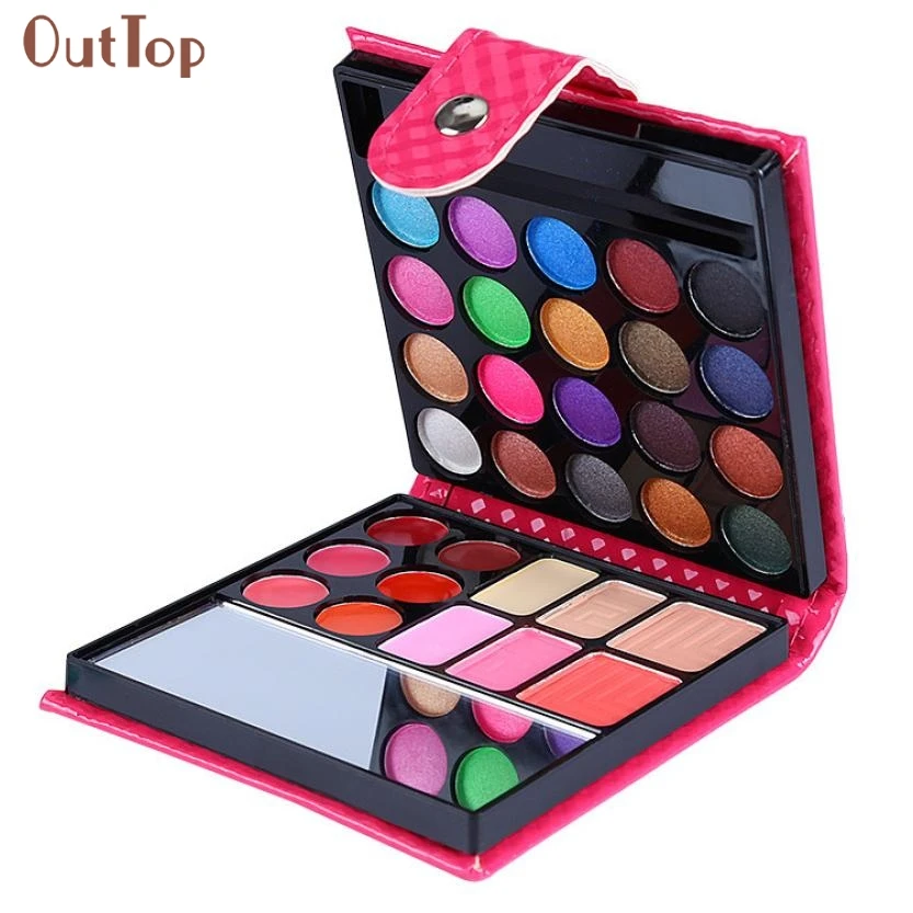 

32 Color Cosmetic Matte Eyeshadow Cream Eye Shadow Lip Gloss Brightness Enhancer Makeup Palette Shimmer Set Aug5