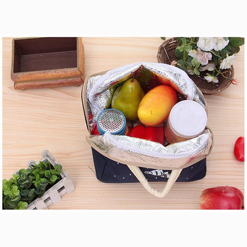 SIKOTE портативный толстый ланч-мешок, сумка для ланча для детей, для женщин и мужчин, сумка для льда, сохраняющая тепло для еды на пикник, пусковая коробка Lancheira Marmita