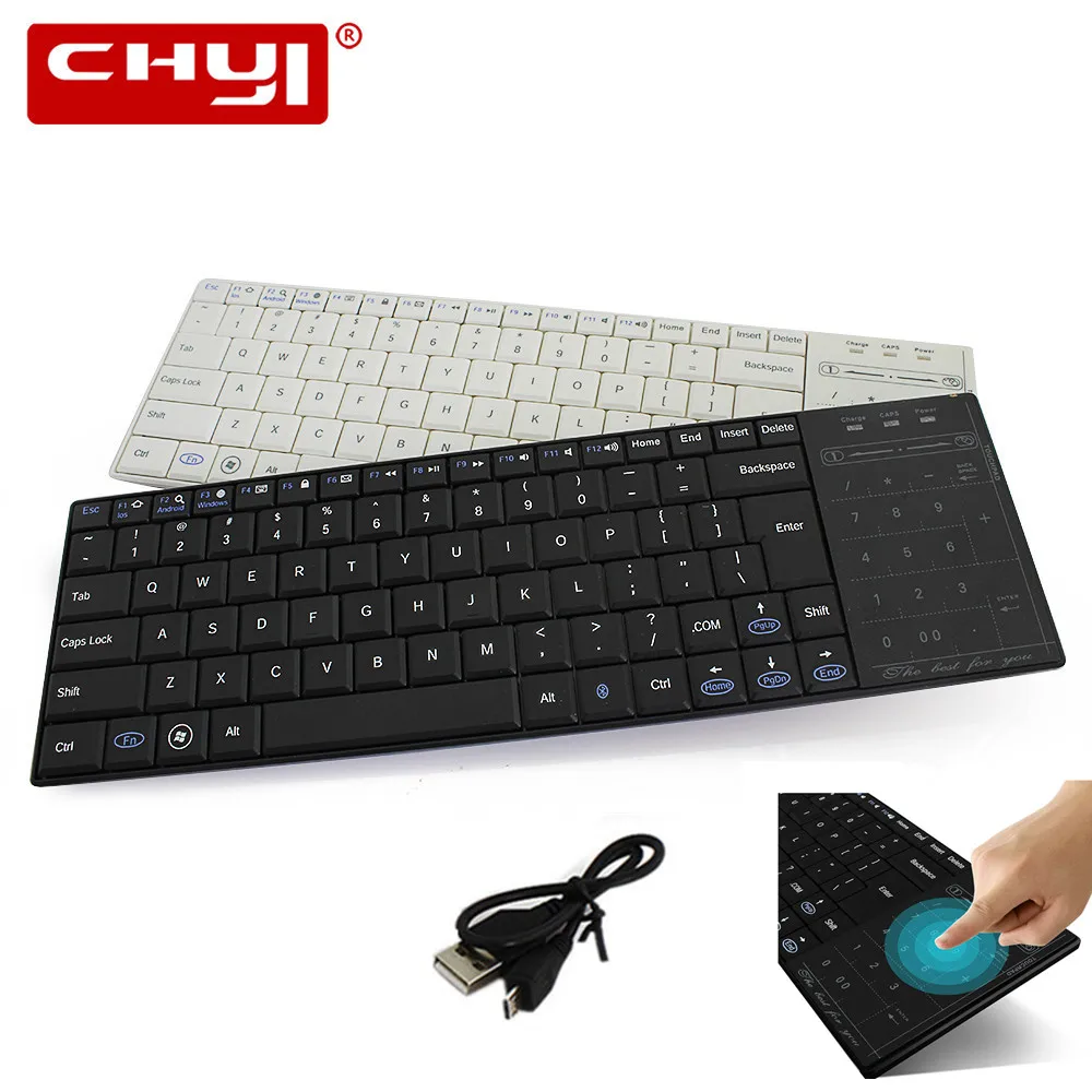 Wireless Bluetooth Keyboard Ultra Slim English Keypad with