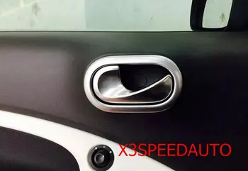 

Free Shipping Chromed Interior Door Handle Cover Bowl Trim For Mercedes-Benz Smart Fortwo 2015-2019