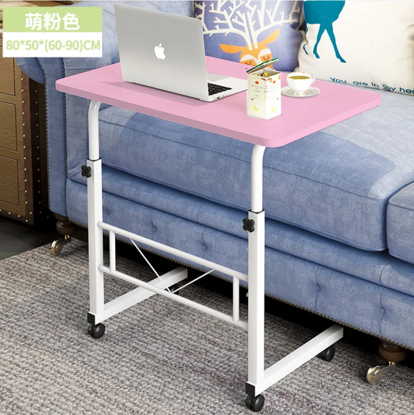 80*50 см регулируемая высота стол для ноутбука портативный передвижной многофункциональный ноутбук компьютерные столы для ноутбука кровать стол для кровати стол - Цвет: D