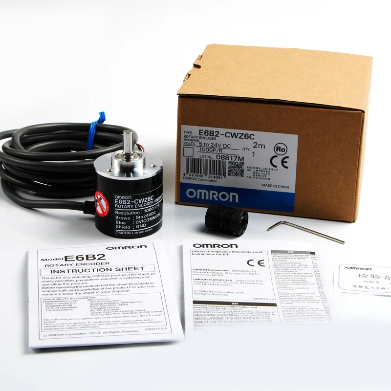 1 шт. E6B2-CWZ6C Поворотный энкодер 2 м 100 P/R 360 P/R 1000 P/R 1024 P/R 2000 P/R