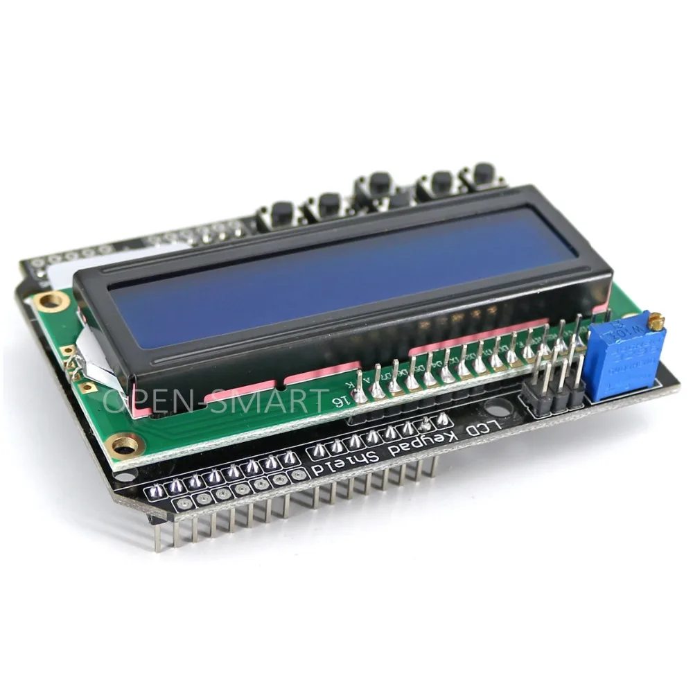 Плата расширения ЖК дисплея для Arduino дисплей 1602 с клавиатурой 1602|board for arduino|board