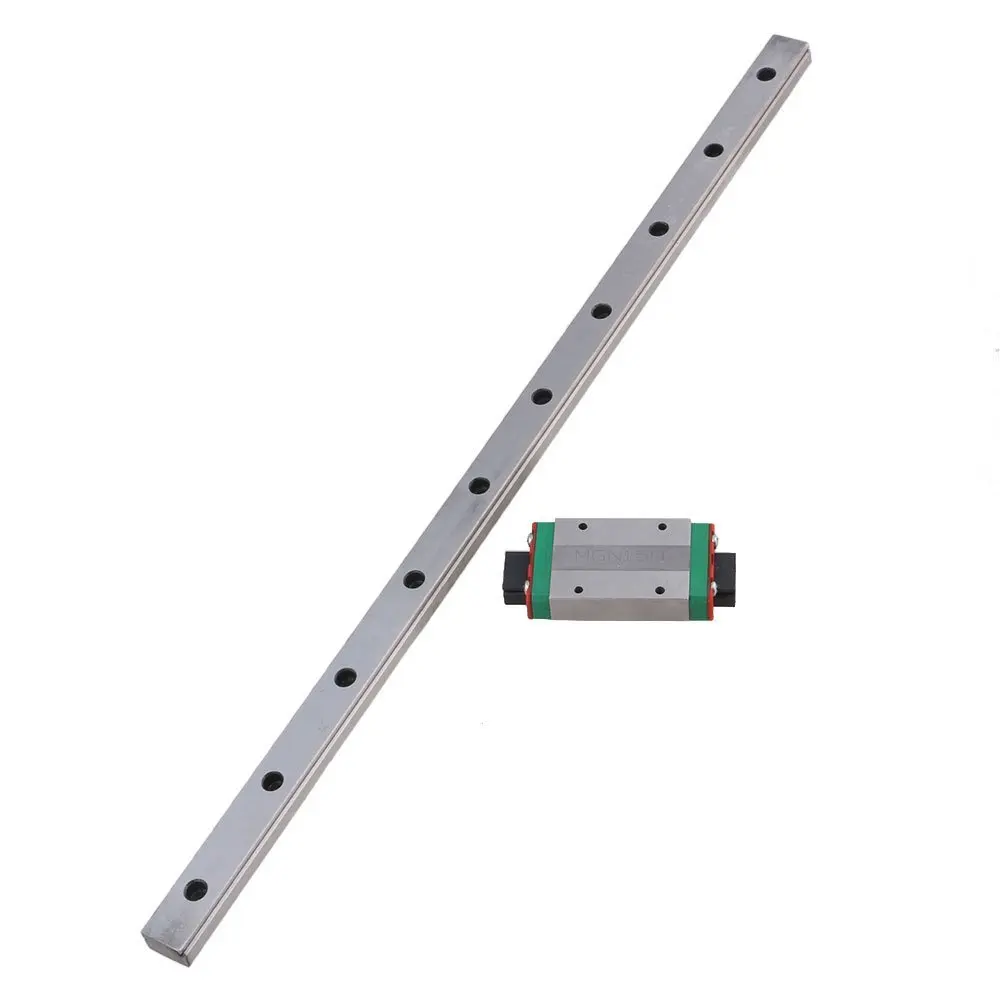 MGN15 400mm Length Bearing Steel Linear Guideway Rail &Extension