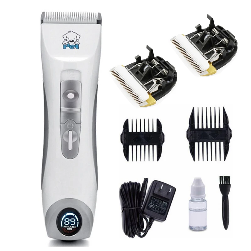 

CP9600 Clipper Dogs Professional LCD Screen Pet Cat Clippers Electrical Grooming Trimmer Rechargeable Haircut Machine Animals