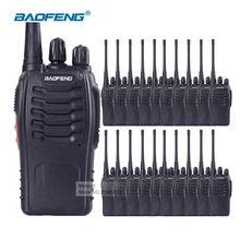 20pcs Baofeng Walkie Talkie with Earpiece BaoFeng 888s UHF Long Range 2 Way Radios Rechargeable Battery Ham Radio Communicator