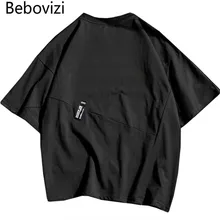 Bebovizi Men Longline T-Shirt Hip Hop Clothes 2019 Summer Short Sleeve Tee Shirts Casual Streetwear Oversized Cotton T Shirt Bebovizi Men Longline T-Shirt Hip Hop Clothes 2019 Summer Short Sleeve Tee Shirts Casual Streetwear Oversized Cotton T Shirt