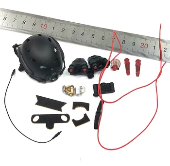 

1/6 Scale VH1050 Navy Seal CQB Combat Tactical Helmet Models with Other Accessories for 12''Action Figures Bodies DIY