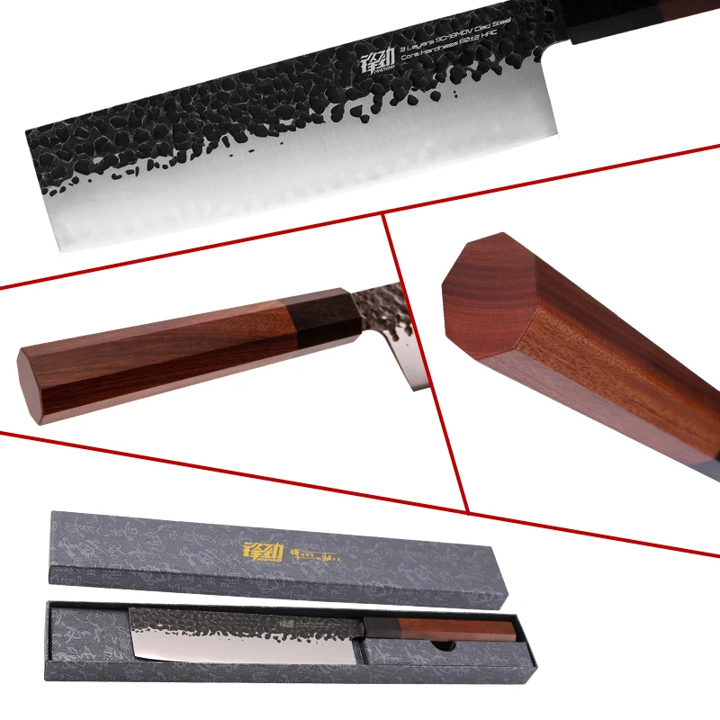 FINDKING 7 дюймовый плакированный стальной японский профессиональный