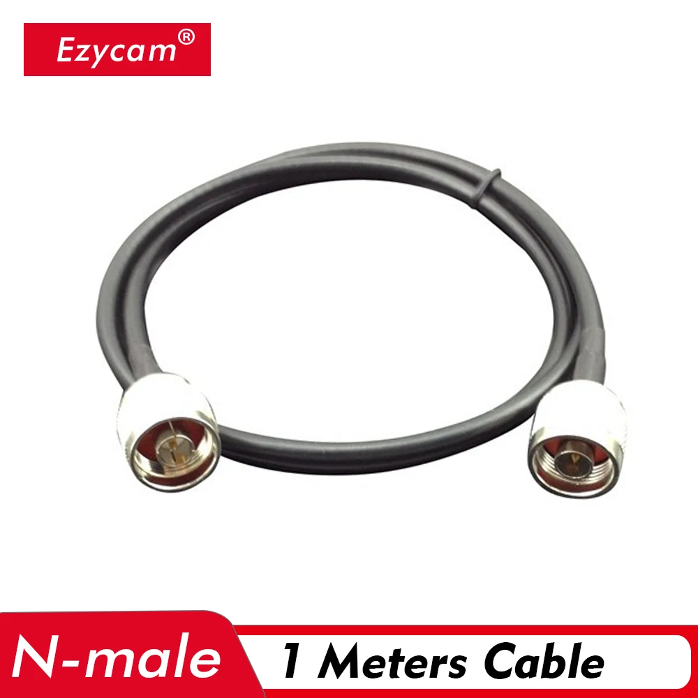 

1 Meter Coaxial Cable N Male Connector Low Loss Signal 1M Cable for Connecting Cell Phone Signal Booster Repeater with splitter