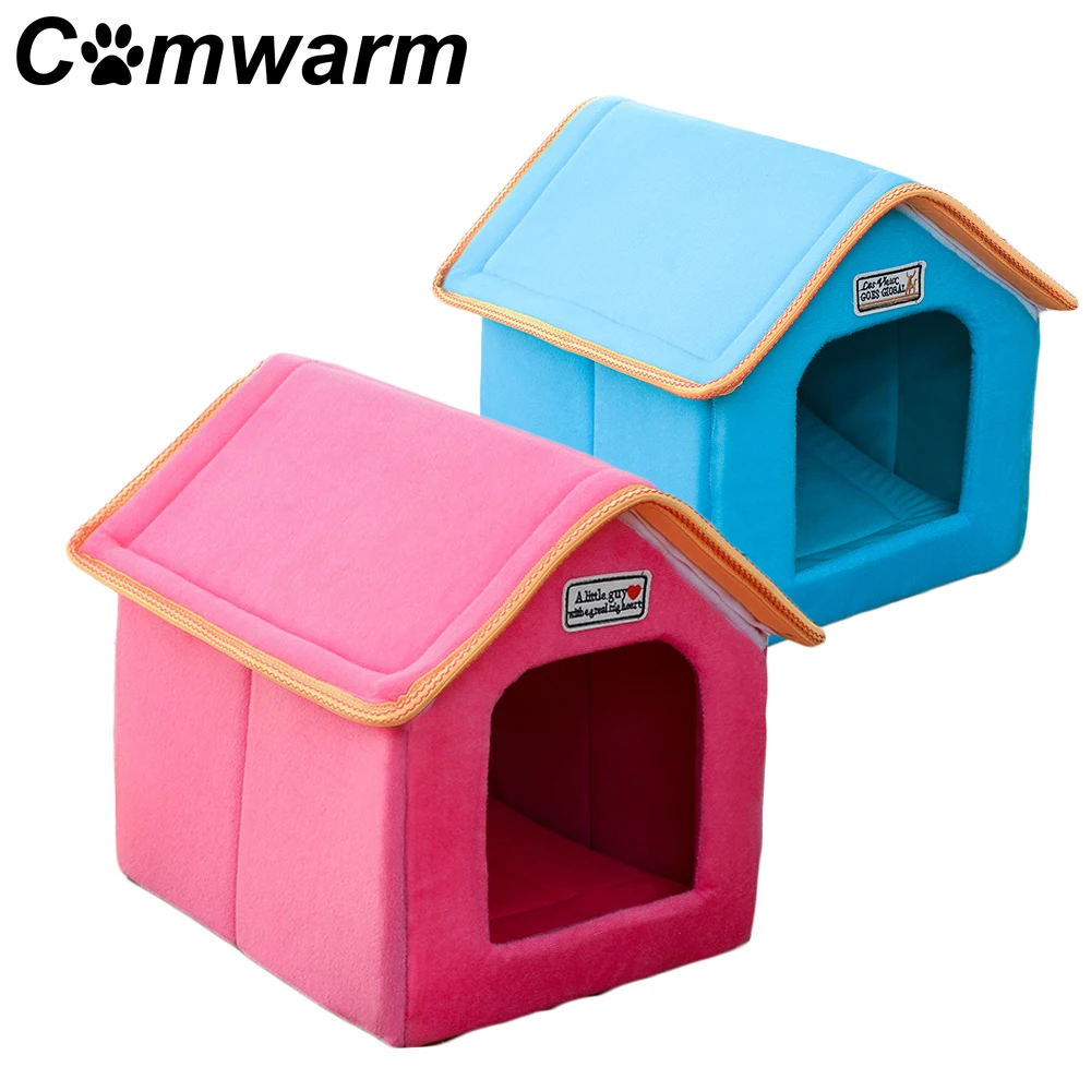 Comwarm мягкая зимняя собака дом съемный модный Щенок Домашнее животное Чихуахуа диван кошки кровать собаки гнездо войлочная будка