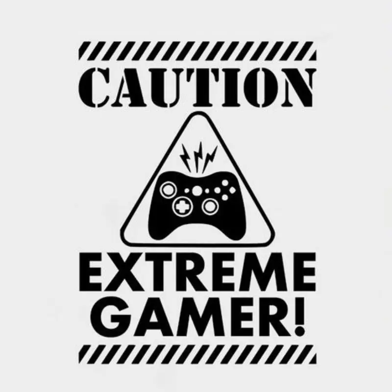 Manija del juego etiqueta Eat Sleep Play Gamer Decal Gaming Posters Gamer viniloWall Decals Parede Decor Mural etiqueta engomada