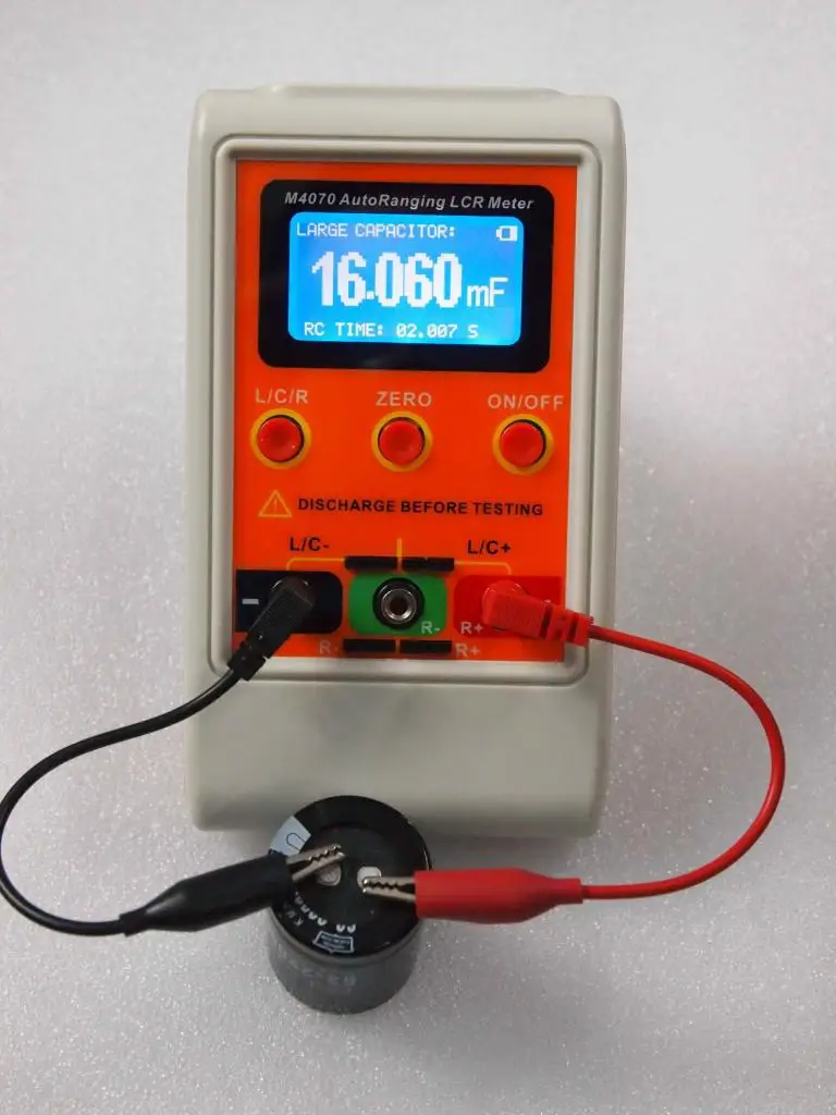 Free shipping,,M4070 handheld LCR bridge capacitance meter inductance