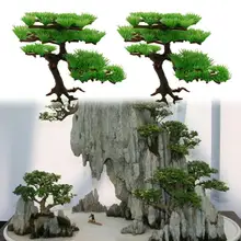 Aquarium Decoratie Plastic Kunstmatige Water Plant Pijnboom Bonsai Aquarium Aquarium Aquatic Landschap Aquarium Accessoires
