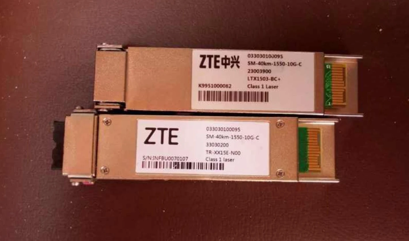 

Brand new genuine ZTE 033030100095 XFP SM-40km-1550-10G-C light module