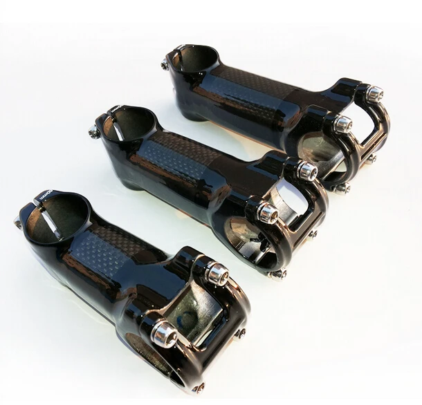 

Aluminum alloy+carbon fiber stem riser mtb/mountain road bikes cycling stem/bicycle handlebar stem riser70/ 80/90/100/110/120 mm
