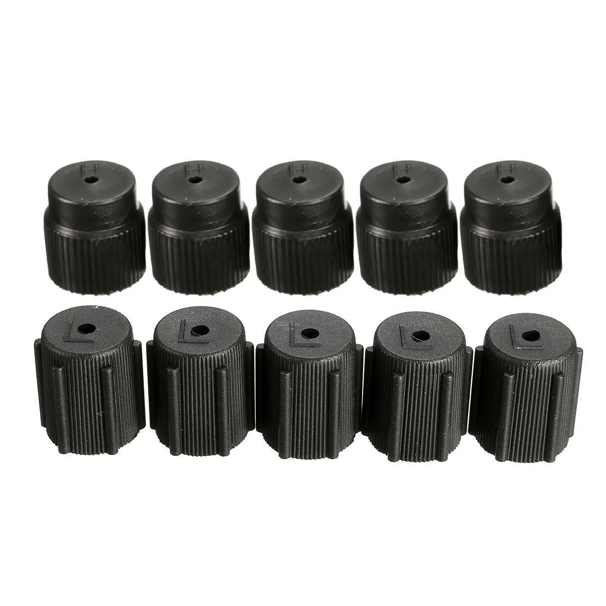 10pcs Air Conditioning Service Ac System Charging Port Caps Low 13mm