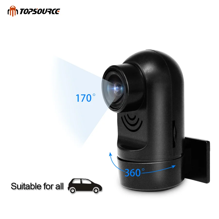 

TOPSOURCE Car DVR Android DVD with inside DVR Full HD 1080P 170 Degree Wide Angle Lens G-sensor Camera Mini DVR Night Vision