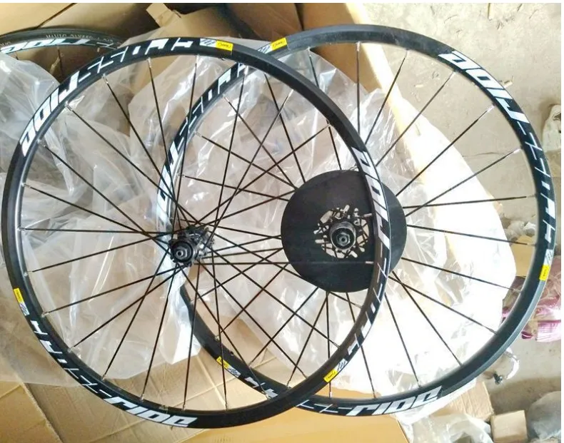 

M crossride disc CR 24 hole 26 center lock disc brake bearing flat spoke mtb wheelset