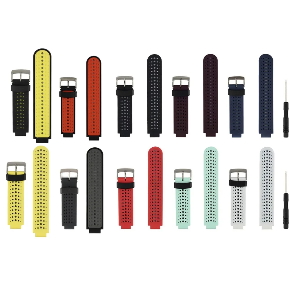 Силиконовый ремешок для часов Garmin Forerunner 230 / 235/235Lite 220 620 630 735|garmin wristband|accessories