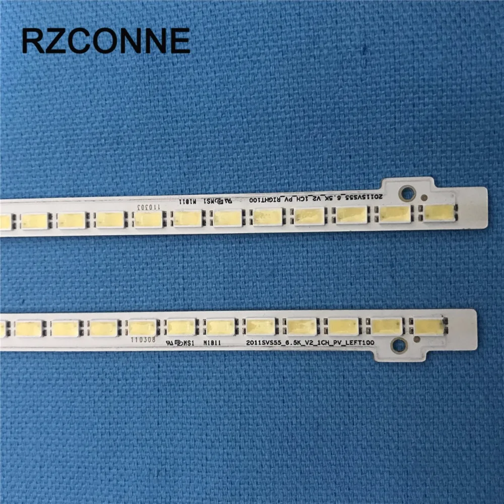 2pcs LED strip 2011SVS55-FHD-5K6K-RIGHT/LEFT JVG4-550SMB-R1 BN64-01664A For Samsung 55'' UE28H4000
