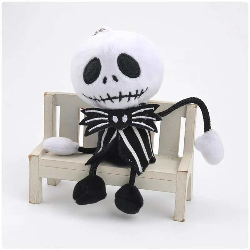 Джек плюшевые игрушки Кошмар перед Рождеством Джек Скелет Peluche Подвески фильм Мультфильм куклы подарок 10 шт 12 см