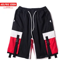 Aelfric Eden, летние мужские шорты в стиле хип-хоп, эластичная резинка на талии, Повседневная Уличная одежда, модные шорты до колен для бега, хлопок, шорты Карго