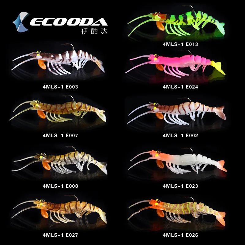 

Big Shrimp Soft Fishing Lure Silicone Soft Bait 10cm 15g Luminous Shrimp Fishing Lure Artificial Baits Lure Fishing Tackle