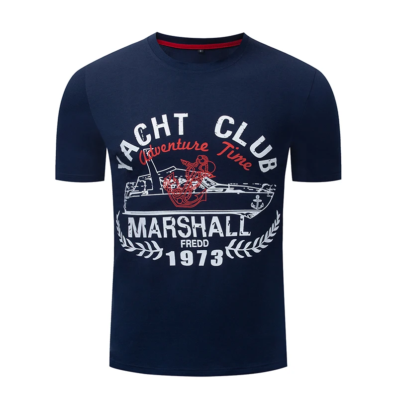 

2019 New Fashion Men's Printing T-shirt Men's 100% Cotton Letter T-shirt Short-sleeved Casual Summer Cool T-shirt