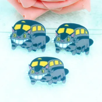 

10pcs/lot DIY planar resin cabochons accessories flat back resin cat car