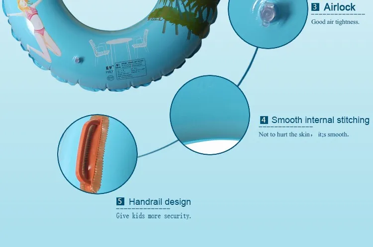 5 цветов детский мультфильм надувной Плавание кольцо ПВХ детские игрушки воды Одежда заплыва ряд протектор подмышка плавать Lap Круги для