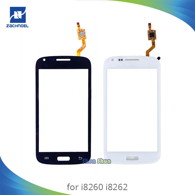 

4.3" for Samsung Galaxy Core i8260 i8262 Duos GT 8262 8260 Touch Screen Digitizer Sensor Front Glass Lens Panel Black White