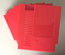 RED cor 72 Pinos Jogo Cartucho de Substituição De Plástico Shell Para NES Console