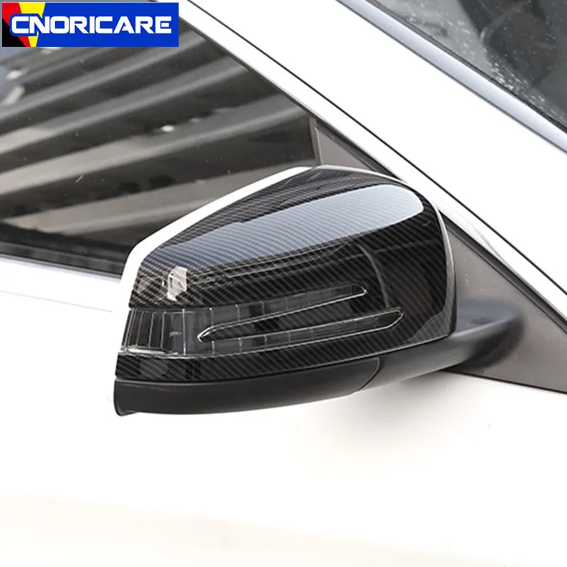 Автомобильный Стайлинг Зеркало заднего вида, декоративная наклейка из углеродного волокна для Mercedes Benz CLA C117 GLA X156 A Class W176 2013-18