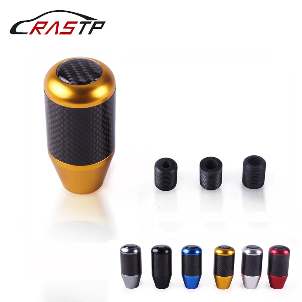 

RASTP-Carbon Fiber Aluminum Gear Shift Knob Manual Transmission for Honda Civic RS-SFN053