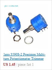 1 шт. 3590S-2 Прецизионный Многофункциональный потенциометр триммер Регулируемое сопротивление 100 200 500 1K 2K 5K 10K 20K 50K 100K Ом