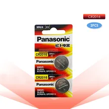 PANASONIC 2 шт. cr2016 BR2016 DL2016 LM2016 KCR2016 ECR2016 3 В Кнопка ячейка монета литиевые батареи для часов автомобиля игрушки