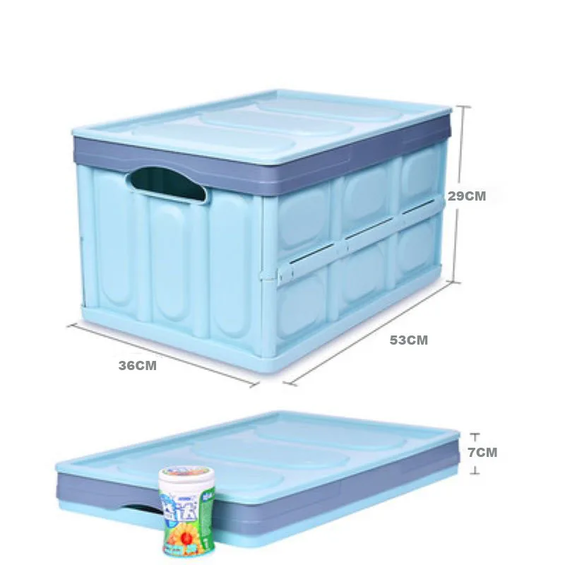 

56L Collapsible Car Organizer Trunk Storage Box Large Capacity Auto Trunk Organizer Stowing Tidying Car Accessories