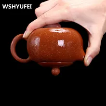 Горячая распродажа глиняный чайник xishi чайный набор кунг-фу 200 мл песок высококлассный чайник ручной работы керамические наборы фарфоровый чайник
