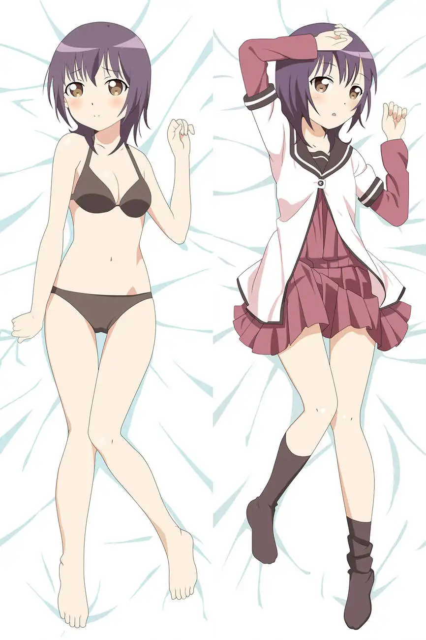 Yuru yuri аниме персонажи toshinou kyouko & akaza akari наволочка для подушки YuruYuri тела|pillow block ball