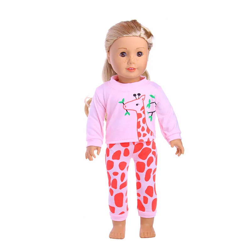 Luckdoll 13 кукла-героиня сказки одежда пижамы Fit 18 дюймов американская кукла и 43 см кукла, подходит в качестве подарка для детей, бесплатная
