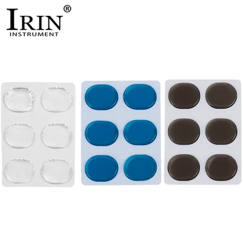 

6pcs/set Snare Drum Mute Pad Drum Damper Gel Pads Snare Tom Drum Muffler Mute Transparent Percussion Instrument Accessories