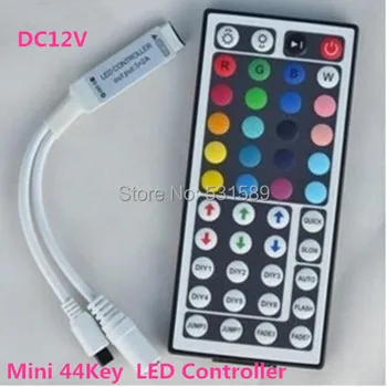 

Free shipping 10pcs/lot rgb led controller 44 Key IR Remote controller RGB LED Mini Controller wireless for LED Strip 5050 3528