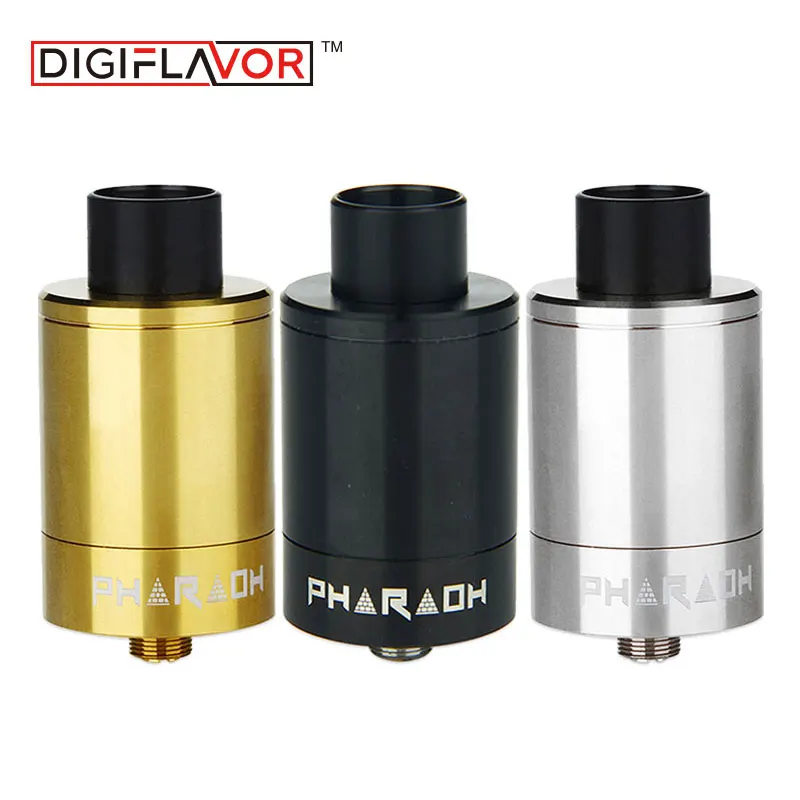 

Original Digiflavor Pharaoh 25 Tank 2ml RiP Project Dripper Atomizer E-cig Tank with Anti-spit Back Drip Tip and Airflow Control