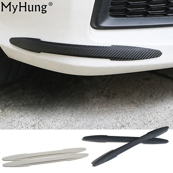 

Car Bumper Protector Guard Corner Strip Sticker Carbon Fiber Auto Body Protector Universa Car-Styling Car Accessories 2pcs