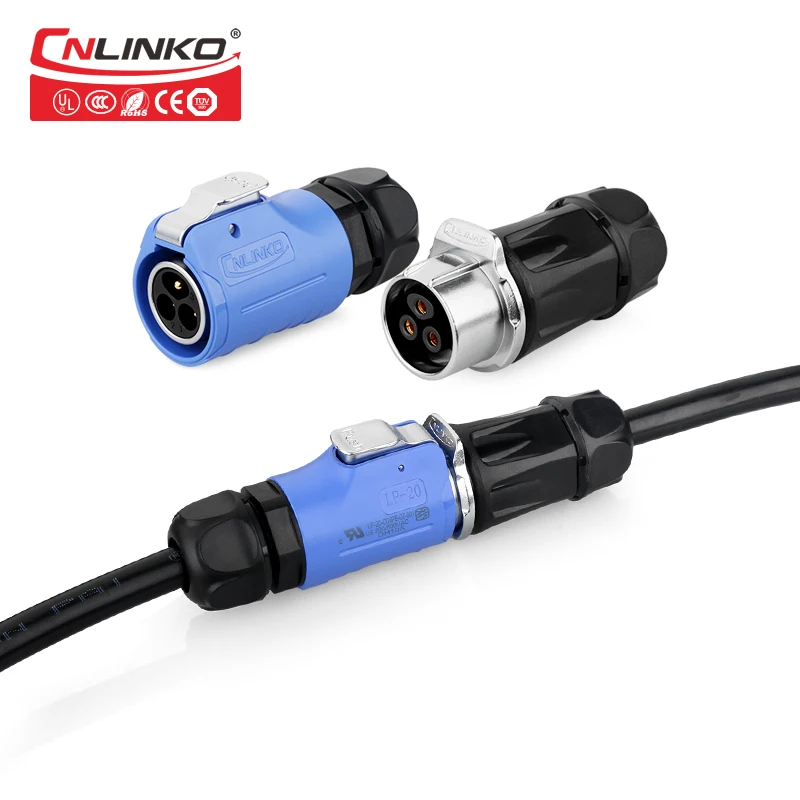 

2019 New Arrival UL Approved M20 2-12 Pin Multi-core Power And Signal Connector For LED Lighting Fixtures