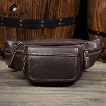 Сумка из натуральной кожи, Мужская поясная сумка, pochete homem couro, Мужская поясная сумка, Кожаная поясная сумка, кошелек, heuptas heren