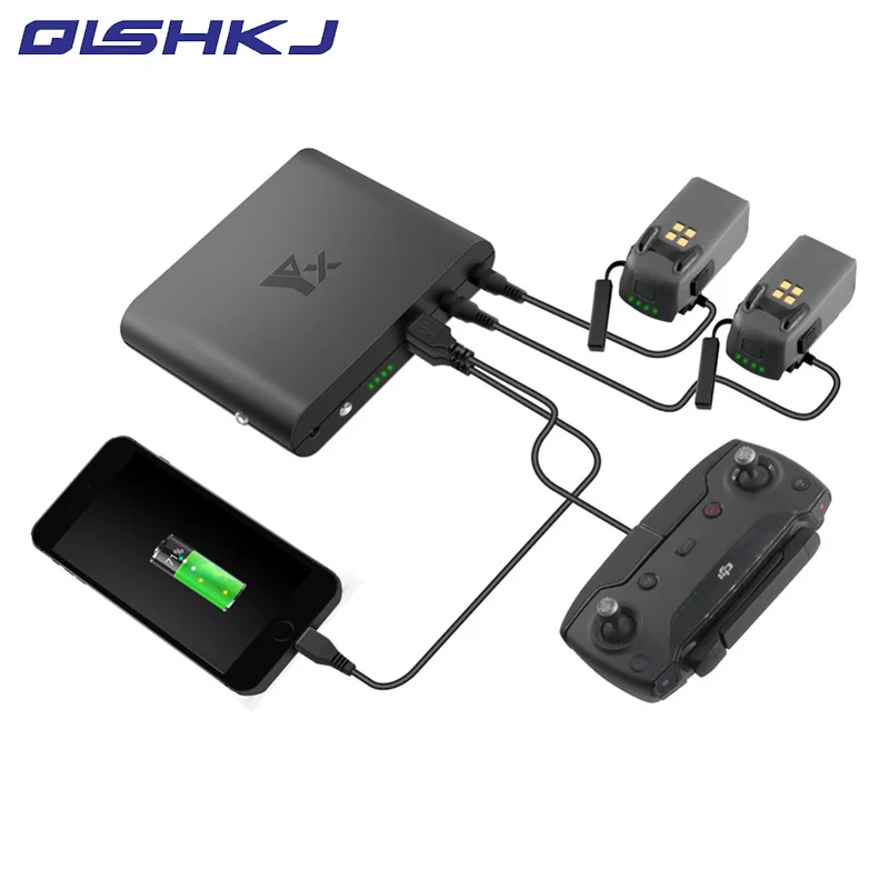 

DJI SPARK Mobile Power Bank Multi-function 8000mah Portable USB Mobile Power For Battery Charger &Remote Control Drone Parts
