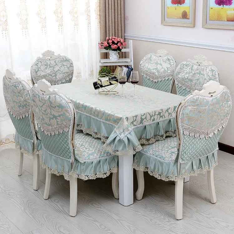 European type Lace floral home dinning room tablecloth set suit 130