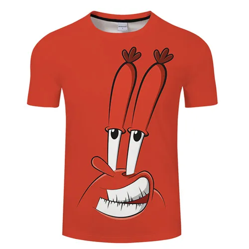 Губка Боб Квадратные Штаны футболка 3D harajuku Мужская рубашка с коротким рукавом Футболка мужская и женская уличная футболка шорты мужские
